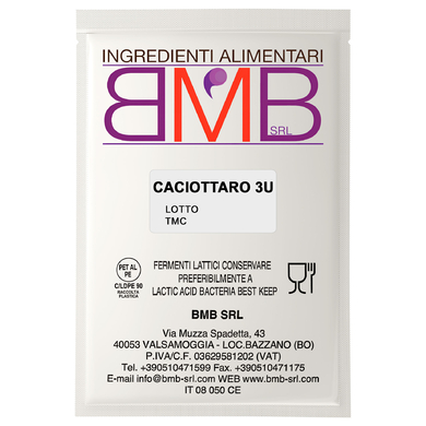 Мезо-термофильная закваска BMB CACIOTTARO 3U (на 300-600 литров молока)