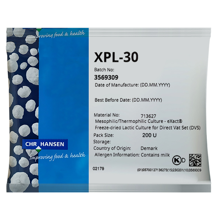 Закваска для густой сметаны Chr.Hansen XPL-30 (200U)
